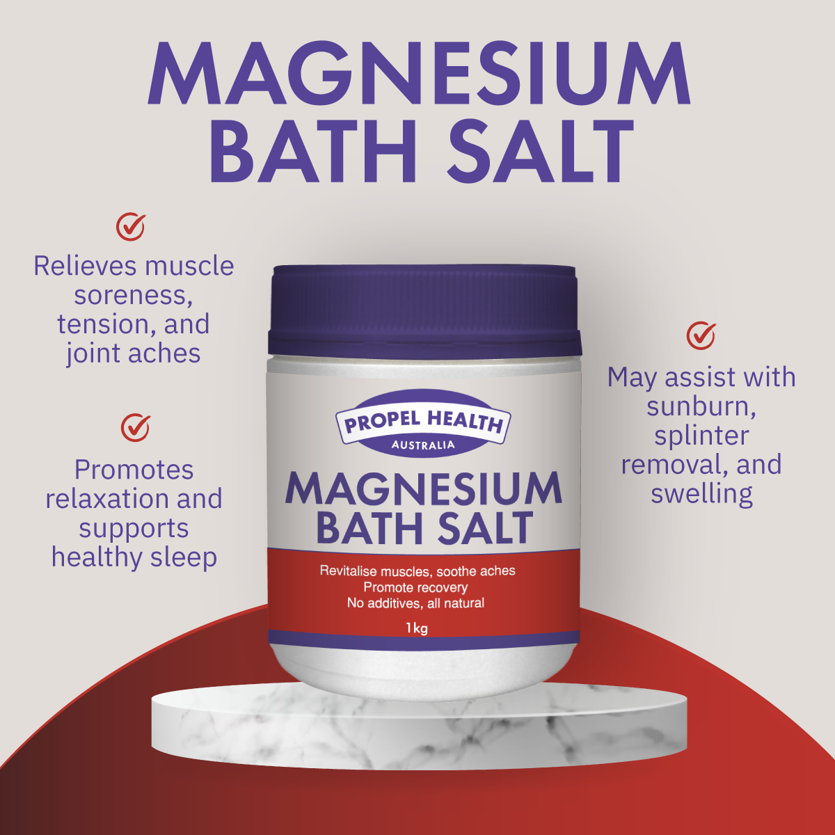 Epsom Salt | Magnesium Bath | Australia
