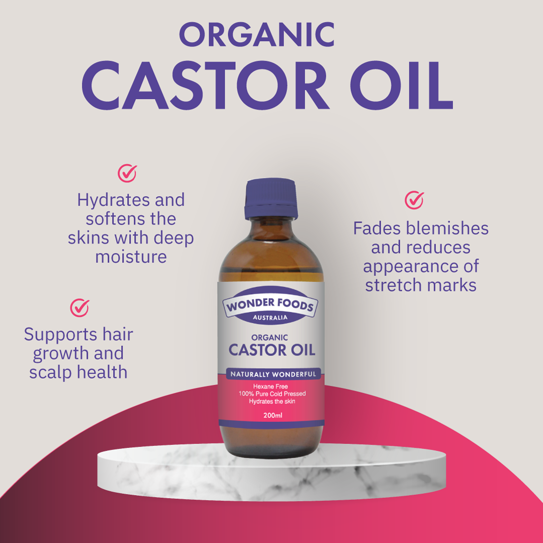 Castor Oil | Organic & Cold-pressed