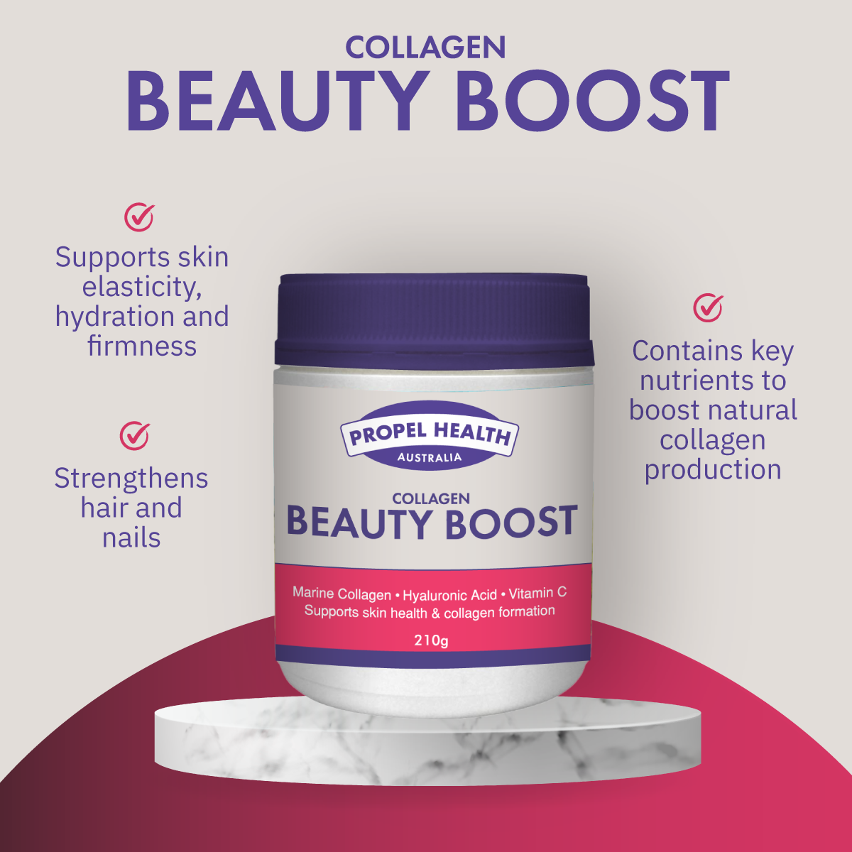 Collagen Beauty Boost | Hyaluronic Acid | Australia
