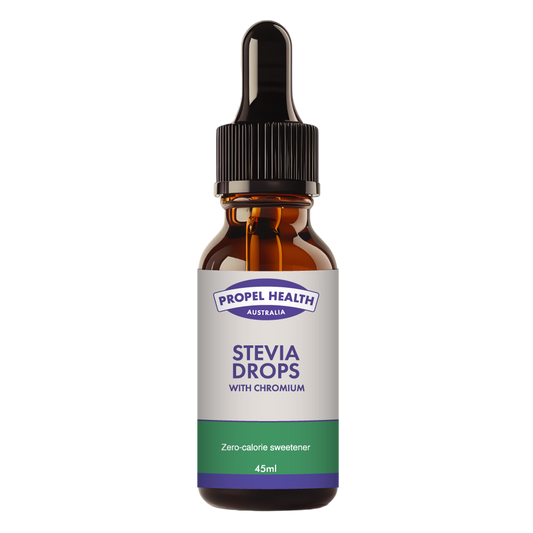 Stevia Drops | with Chromium | Australia