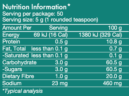 powdered beet nitrate supplement