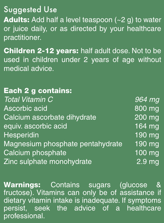 wonder foods tangy vitamin c zinc