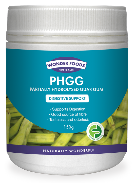 Wonder Foods Australia Partially Hydrolysed Guar Gum - PHGG 150g